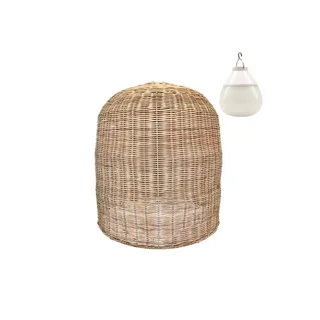 Natürliche Rattan-Hängelampe - Giacomo Nomad