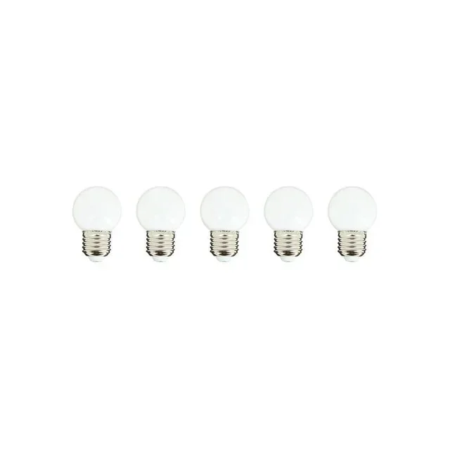 White Party Bulb - Pack of 5 units - Festive Lighting