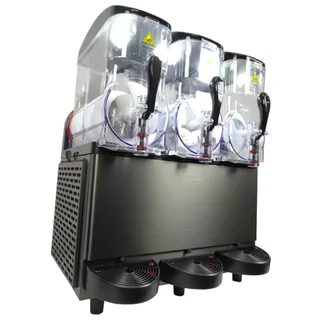 Appareil à Granité Professionnel 3 Bacs de 12 Litres - Fonctionnement Automatique