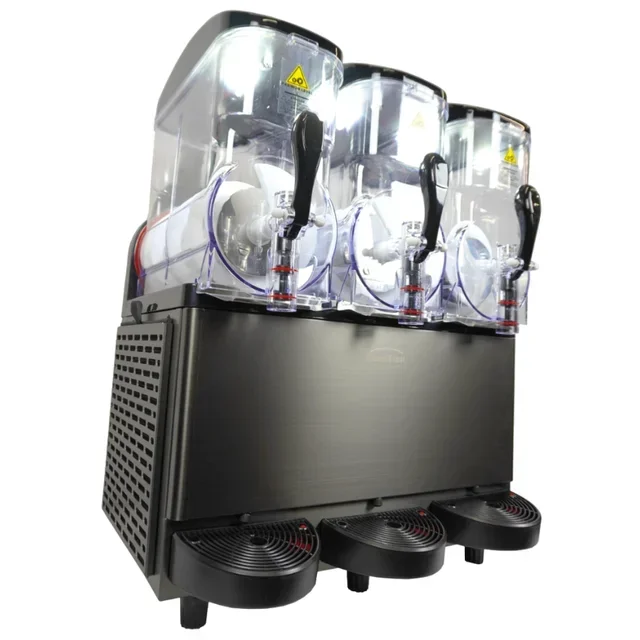 Appareil à Granité Professionnel 3 Bacs de 12 Litres - Fonctionnement Automatique