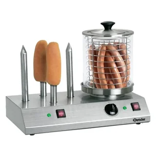 Macchina per Hot Dog Professionale 4 Posti di Cottura