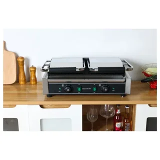 Double Panini Grill with Grooved Plates - Refurbished