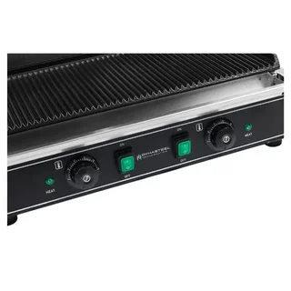 Double Panini Grill with Grooved Plates - Refurbished