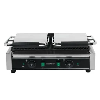 Double Panini Grill with Grooved Plates - Refurbished