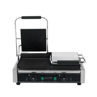 Double Panini Grill with Grooved Plates - Refurbished