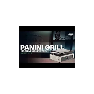 Electric Grooved Sandwich Press - Single Contact Grill