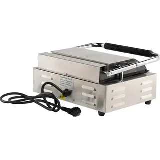 Electric Grooved Sandwich Press - Single Contact Grill
