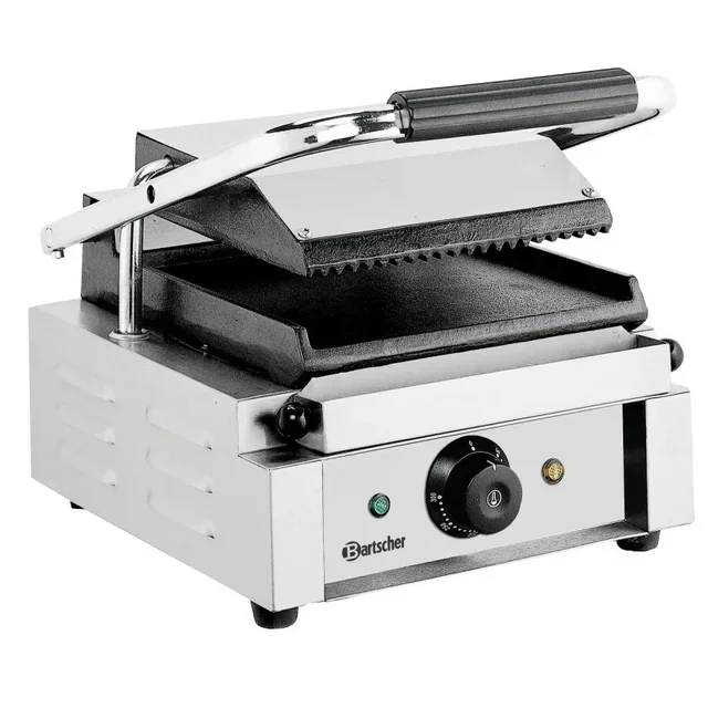 Electric Panini Grill - Mixed Plates Ribbed and Smooth