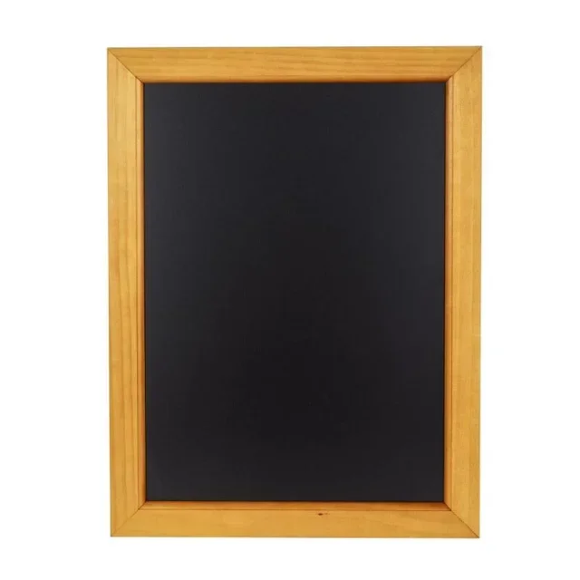 Framed Natural Wood Wall Slate