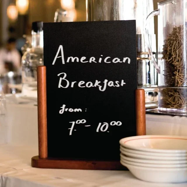 Mahogany Wood Table Slate 320 x 270 mm