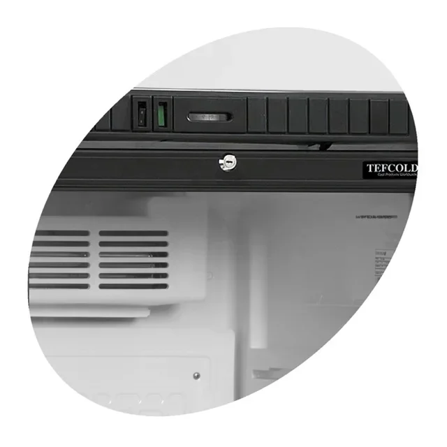 Getränkekühlschrank 1 Glastür 347 Liter - Weiß