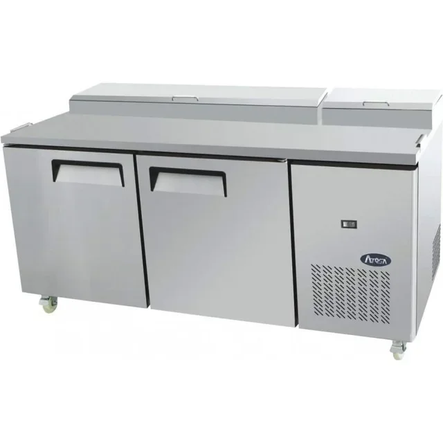 Armoire à Pizza 2 Portes 9 Bacs GN 1/3 Finition Granit