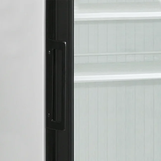 Armario Refrigerado para Bebidas 1 Puerta de Cristal Blanco 190 Litros