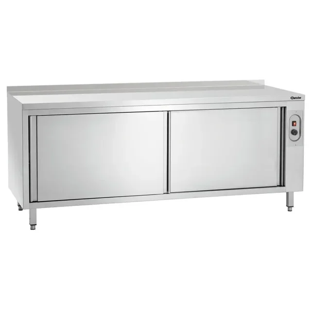 Hot Holding Cabinet with Backsplash - Width 2000 mm x Depth 700 mm
