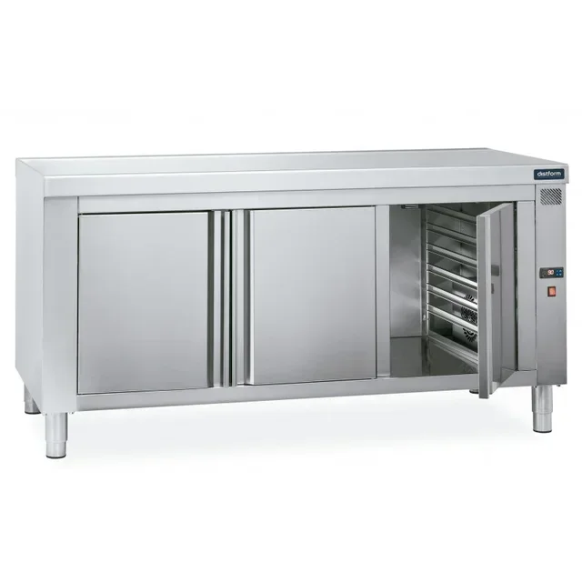 Hot Holding Cabinet Central 1600×700×850 mm 3 GN 1/1 Drawers Double Door