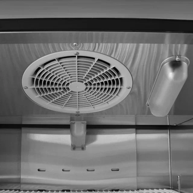 Professional Stainless Steel Freezer Cabinet 380L - Forced Air Ventilation - Tropical Climate