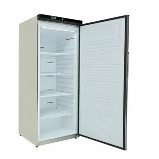 Professioneller Kühlsc hrank 600 Liter - Edelstahl Belüftet - ABS Innenraum