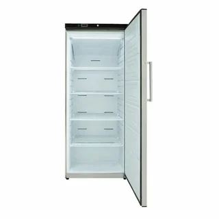 Professioneller Kühlsc hrank 600 Liter - Edelstahl Belüftet - ABS Innenraum