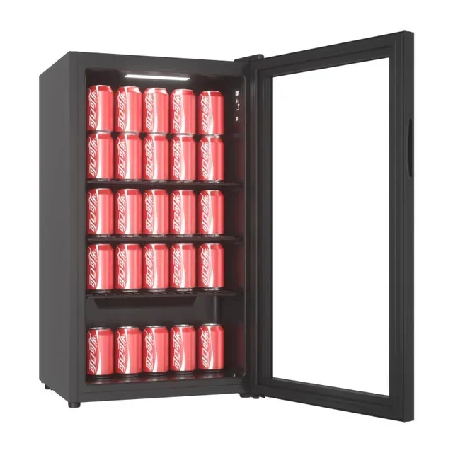 80L Refrigerated Beverage Cabinet - Glass Door