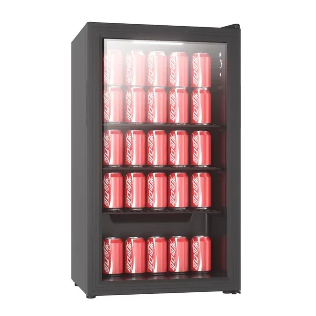 80L Refrigerated Beverage Cabinet - Glass Door