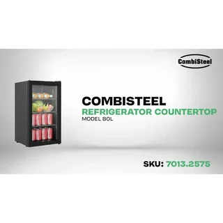 80L Refrigerated Beverage Cabinet - Glass Door