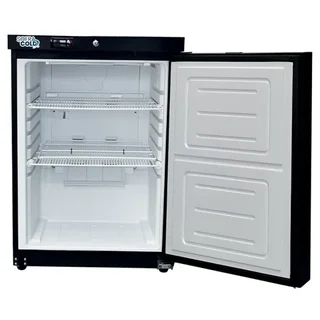 Schwarze Kompakt-Gewerbekühlschrank 200 Liter - Positivkühlung