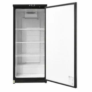 600L Upright Refrigerator - Black