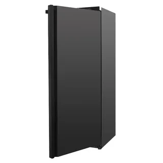 600L Upright Refrigerator - Black
