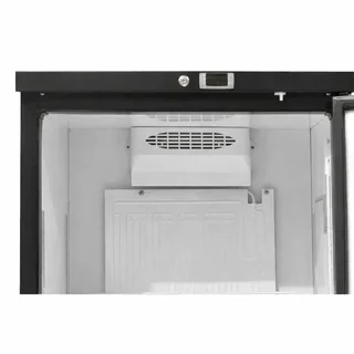 600L Upright Refrigerator - Black