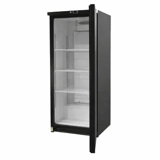 600L Upright Refrigerator - Black