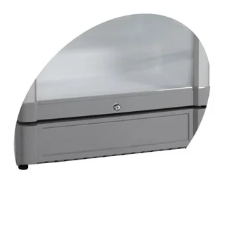 Getränkekühlschrank 1 Glastür Weiß - 347 Liter