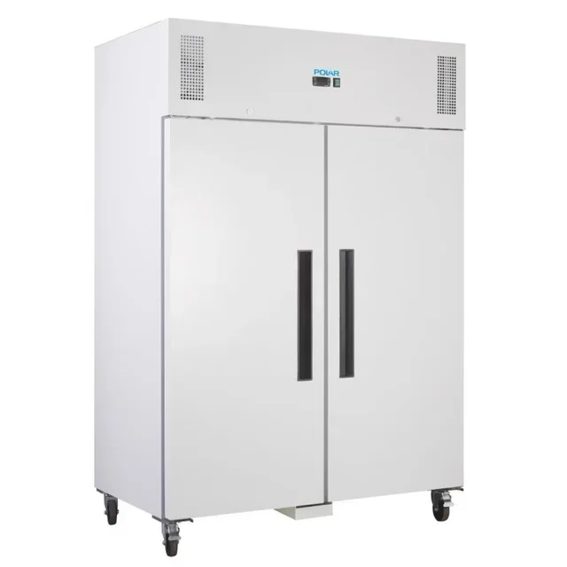 Professional White Freezer Cabinet 2/1 Double Door - 1200 Litres