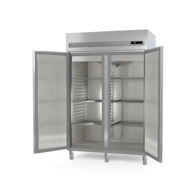 Armadio Refrigerato Negativo 1404 Litri - 2 Porte Piene - GN 2/1 - Fianchi Stampati