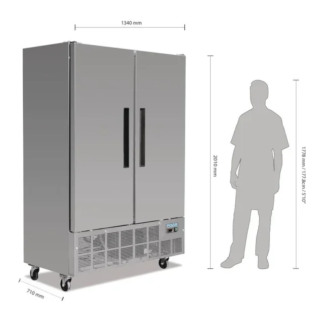 Double Door Negative Temperature Refrigerator Range G - 960 Liters Capacity