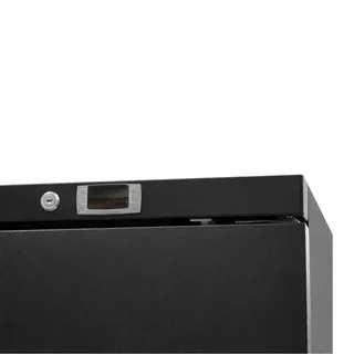 400L Black Positive Refrigerated Cabinet - Professional Cold Storage