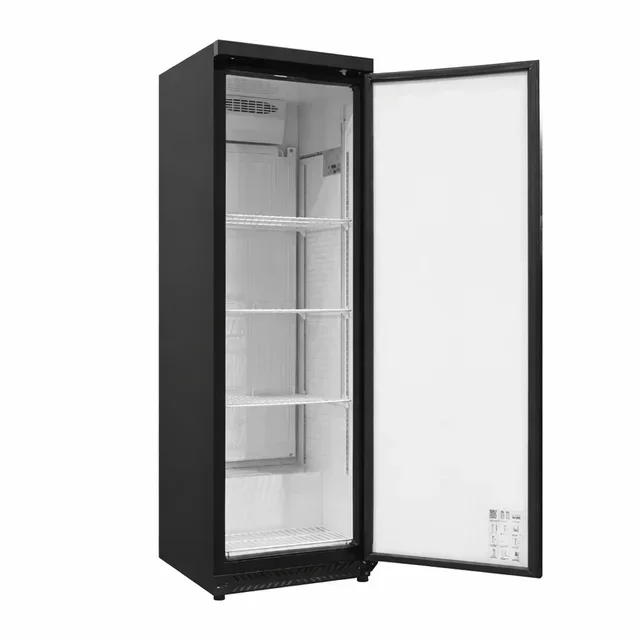400L Black Positive Refrigerated Cabinet - Professional Cold Storage