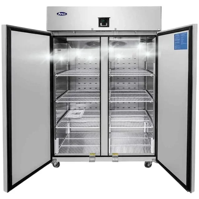 Professional Green Refrigerated Cabinet 1300 Liters GN 2/1 Negative - Deep Freezer