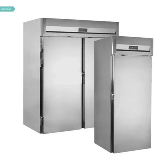 Pass-Through Refrigerated Cabinet 4 Doors on Wheels - Stainless Steel - 832 Liters
