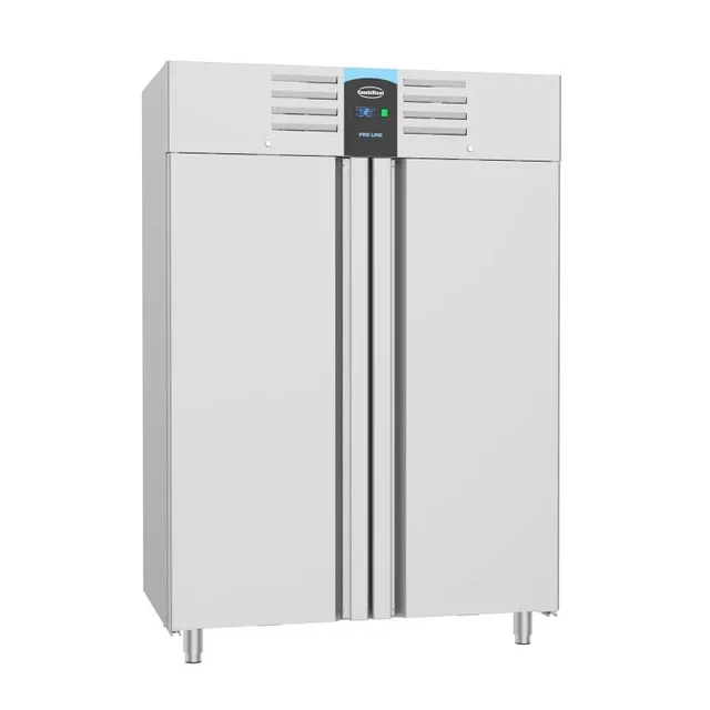 1400 Liter 2-Door Stainless Steel Upright Commercial Refrigerator - Professional Positive Cooling