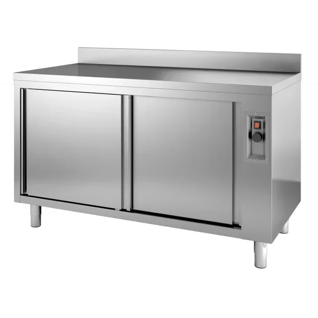 Hot Holding Cabinet 2 Doors with Upstand - Width 1600 mm x Depth 700 mm