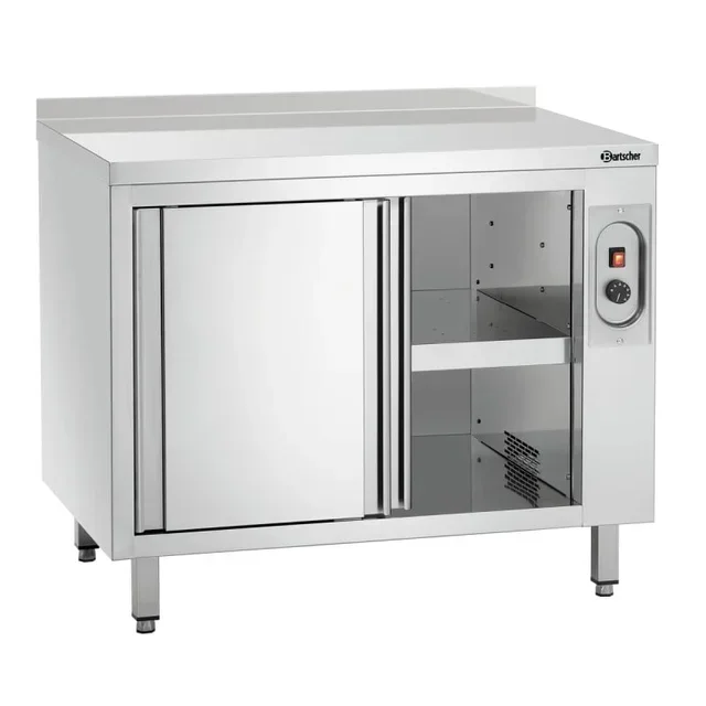 Hot Holding Cabinet with Backsplash - Width 1000 mm x Depth 700 mm