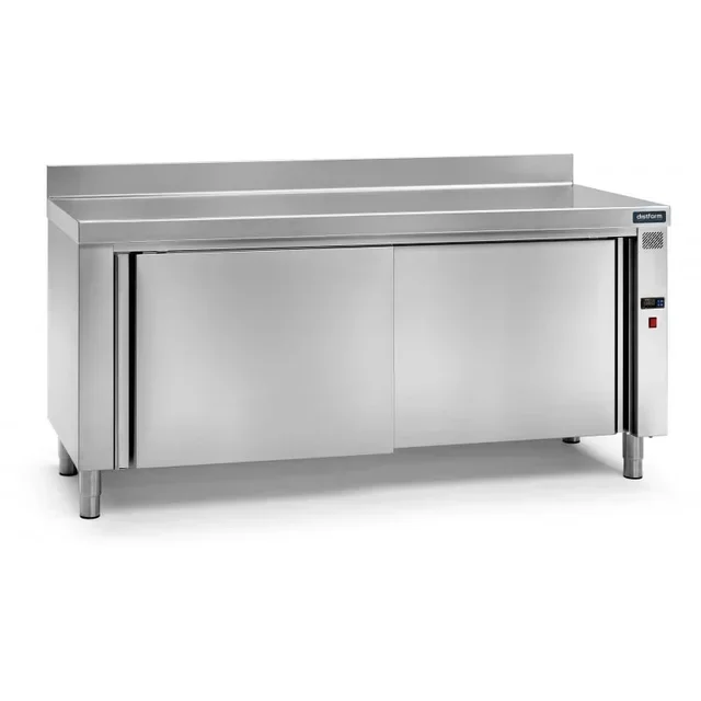 Professional Heated Cabinet with Rear Upstand - 1800 x 600 x 850 mm