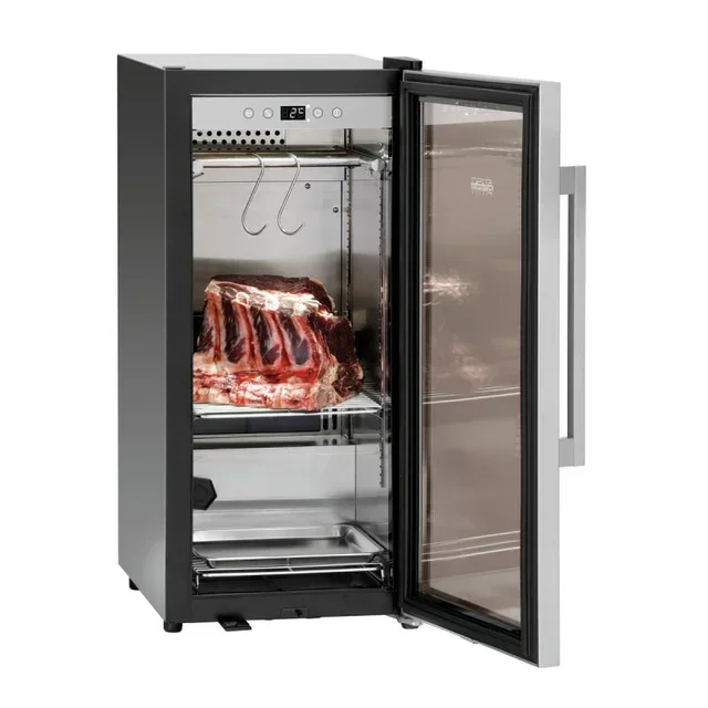 Dry Aging Cabinet 63 Liters Black Finish - Professional Meat Maturation