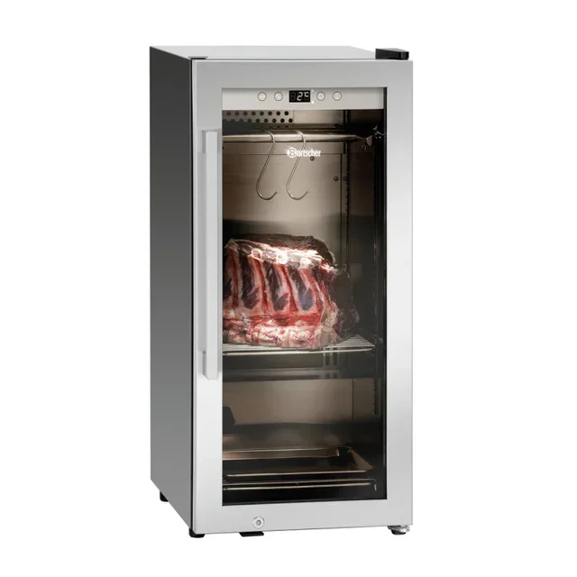 Dry Aging Cabinet 63 Liters Black Finish - Professional Meat Maturation