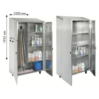 2-türiger Schrank mit Klapptüren - Breite 100 cm