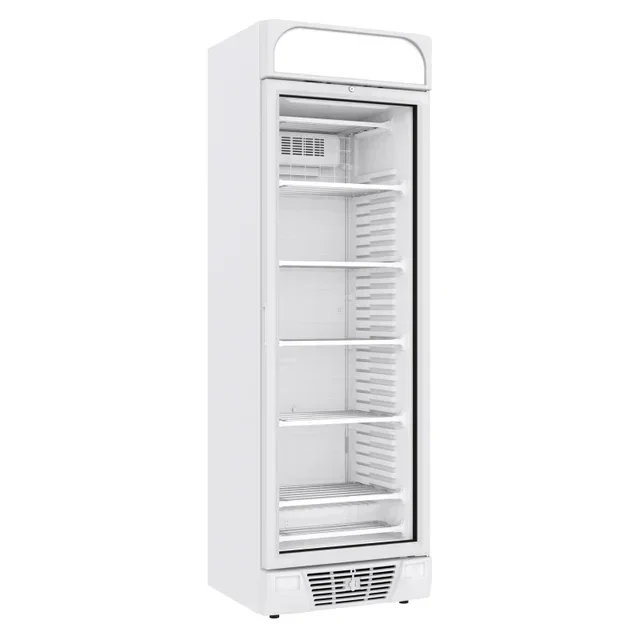 Negative Temperature 1 Glass Door Refrigerator 382L - White Finish