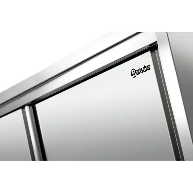 High Stainless Steel Storage Cabinet - Width 120 cm