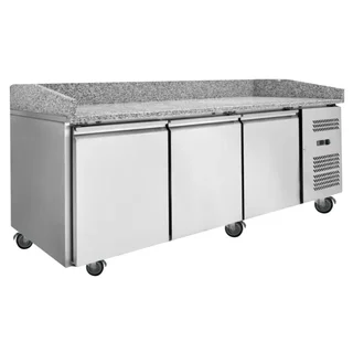 Armadio di Stoccaggio per Pizza 3 Ante - Mobile di Conservazione per Pizze