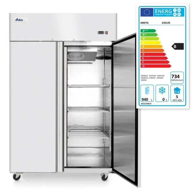 Armário Refrigerado de Aço Inoxidável de Duas Portas - 1240 Litros
