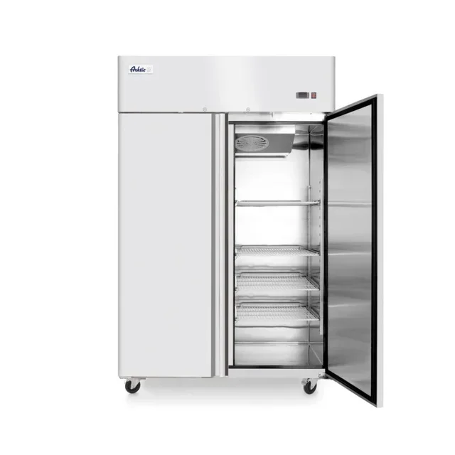 Stainless Steel Double Door Upright Refrigerator - 1240 Liters